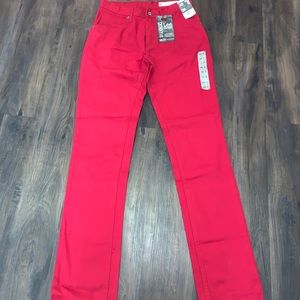 Lee Women’s Red Skinny Fit Jeans 18 slim NWT